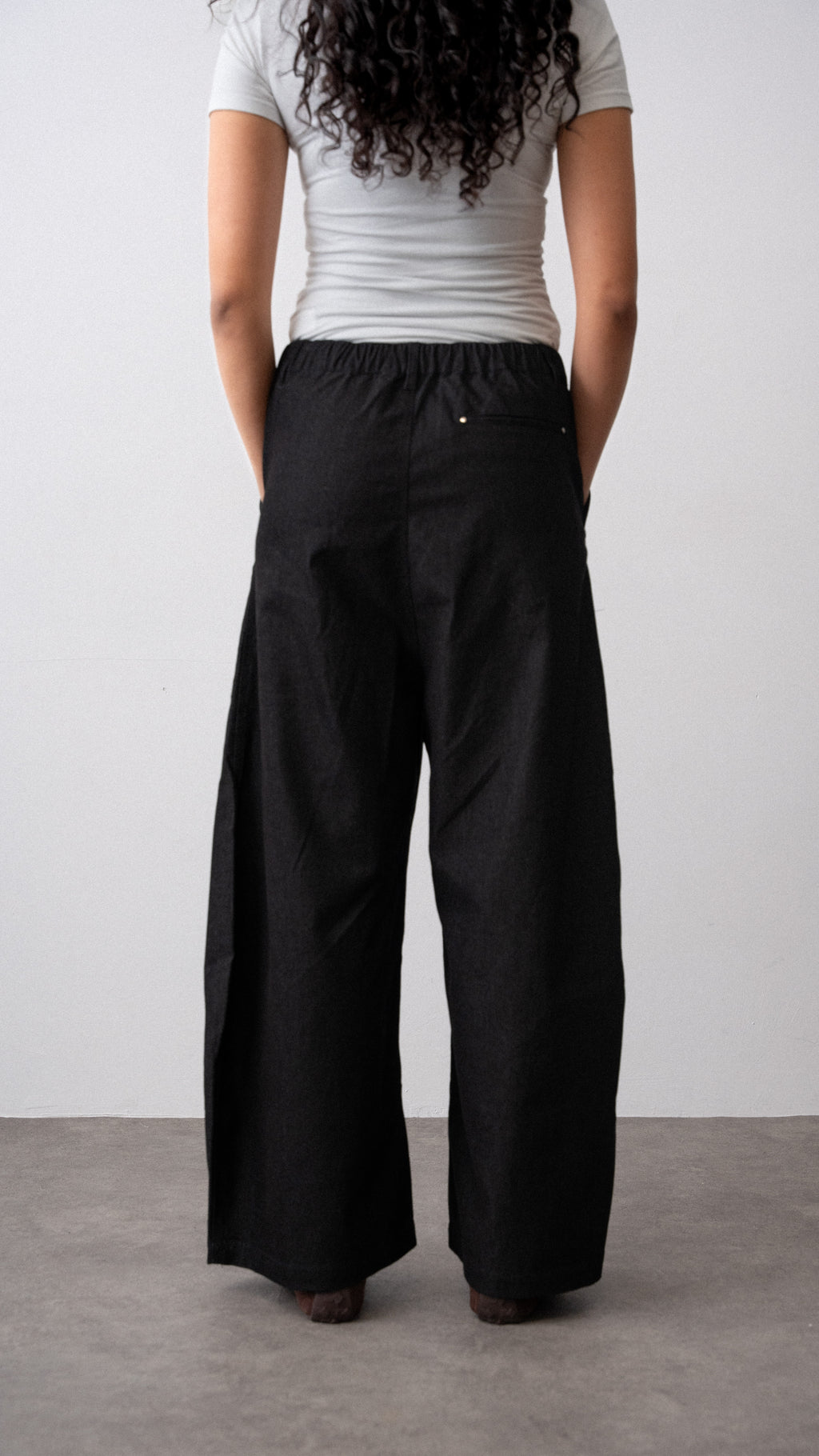 DENIM ARC TROUSERS