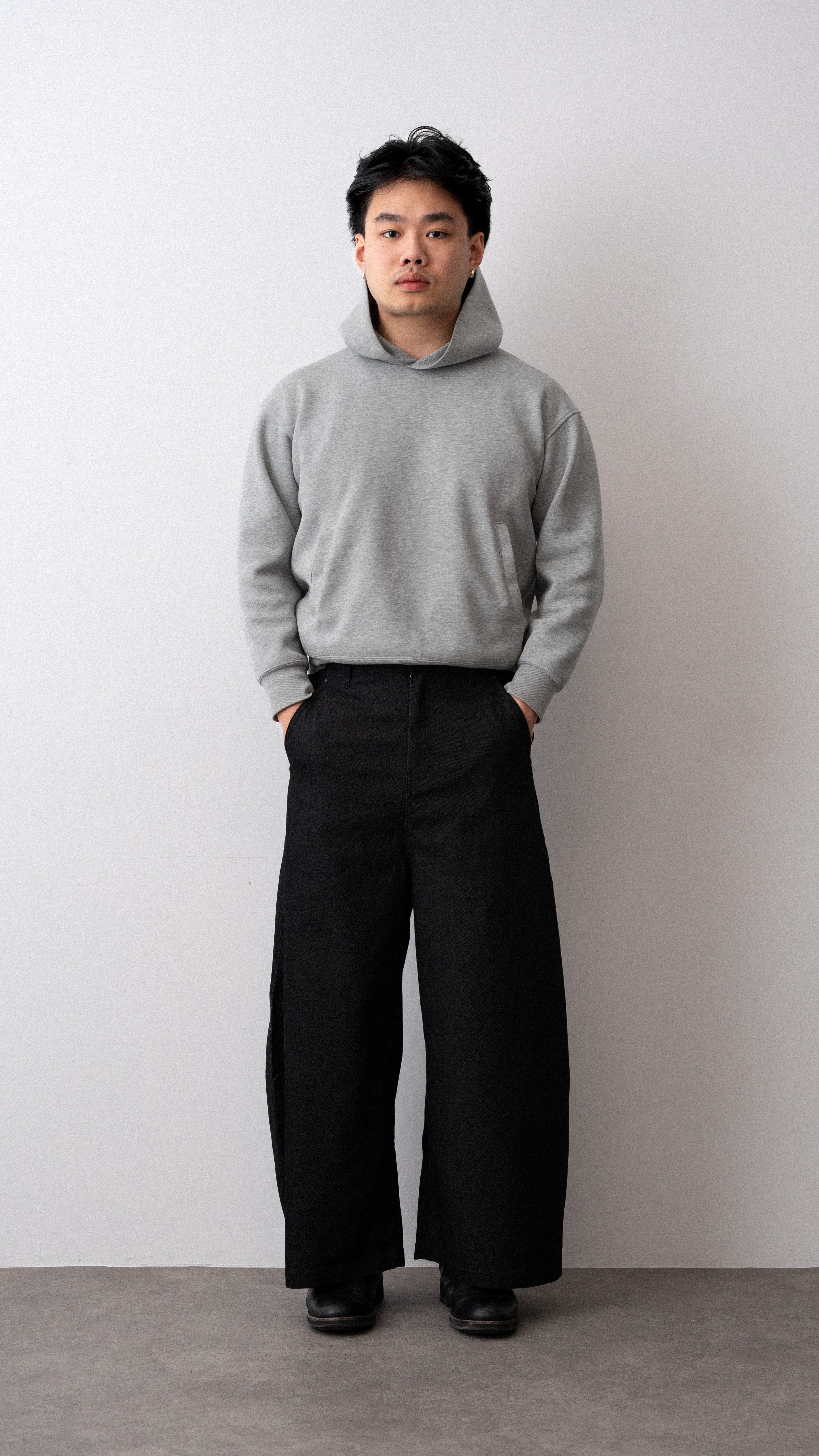 DENIM ARC TROUSERS