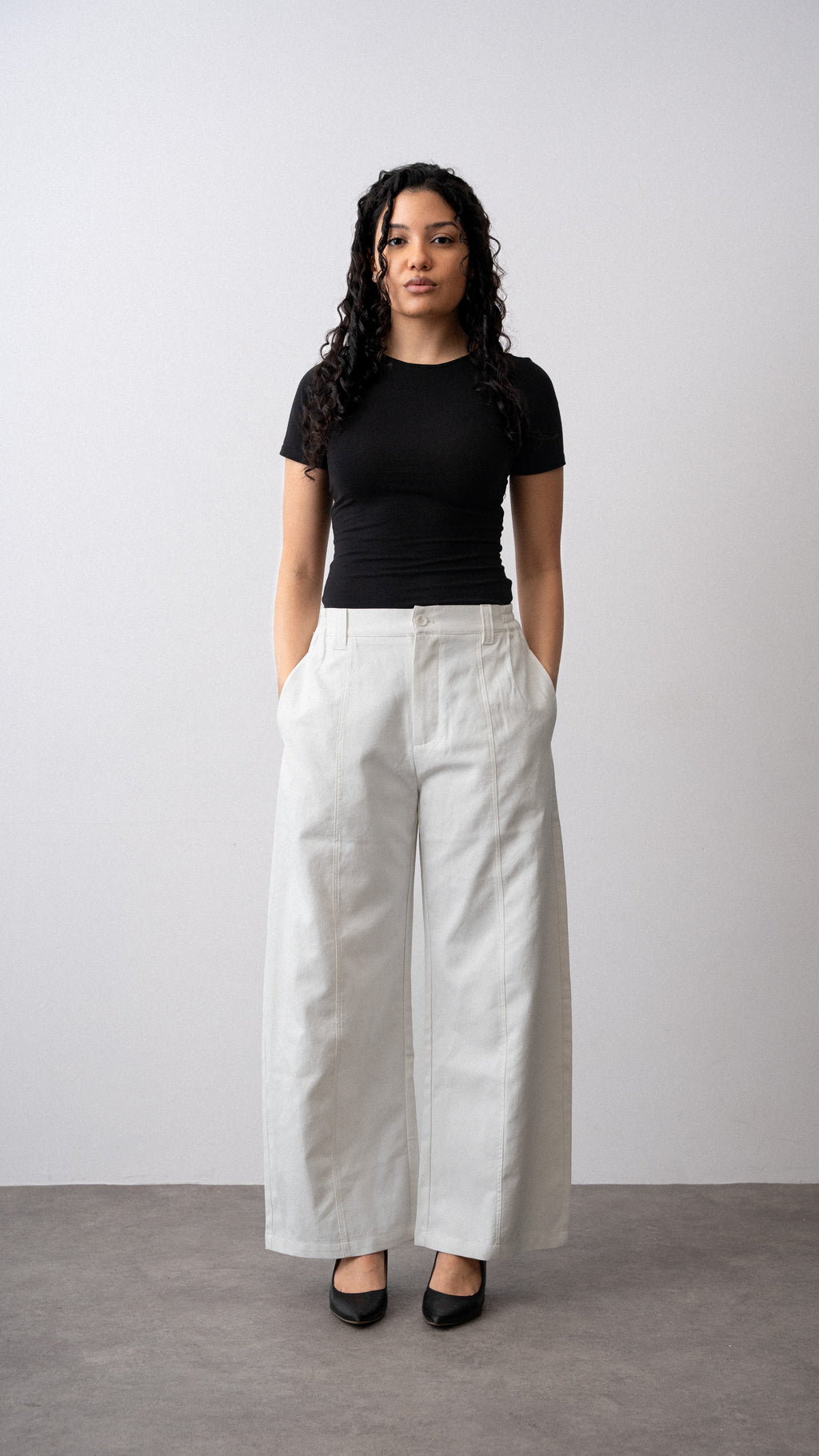 TUSCAN STRAIGHT-LEG TROUSERS