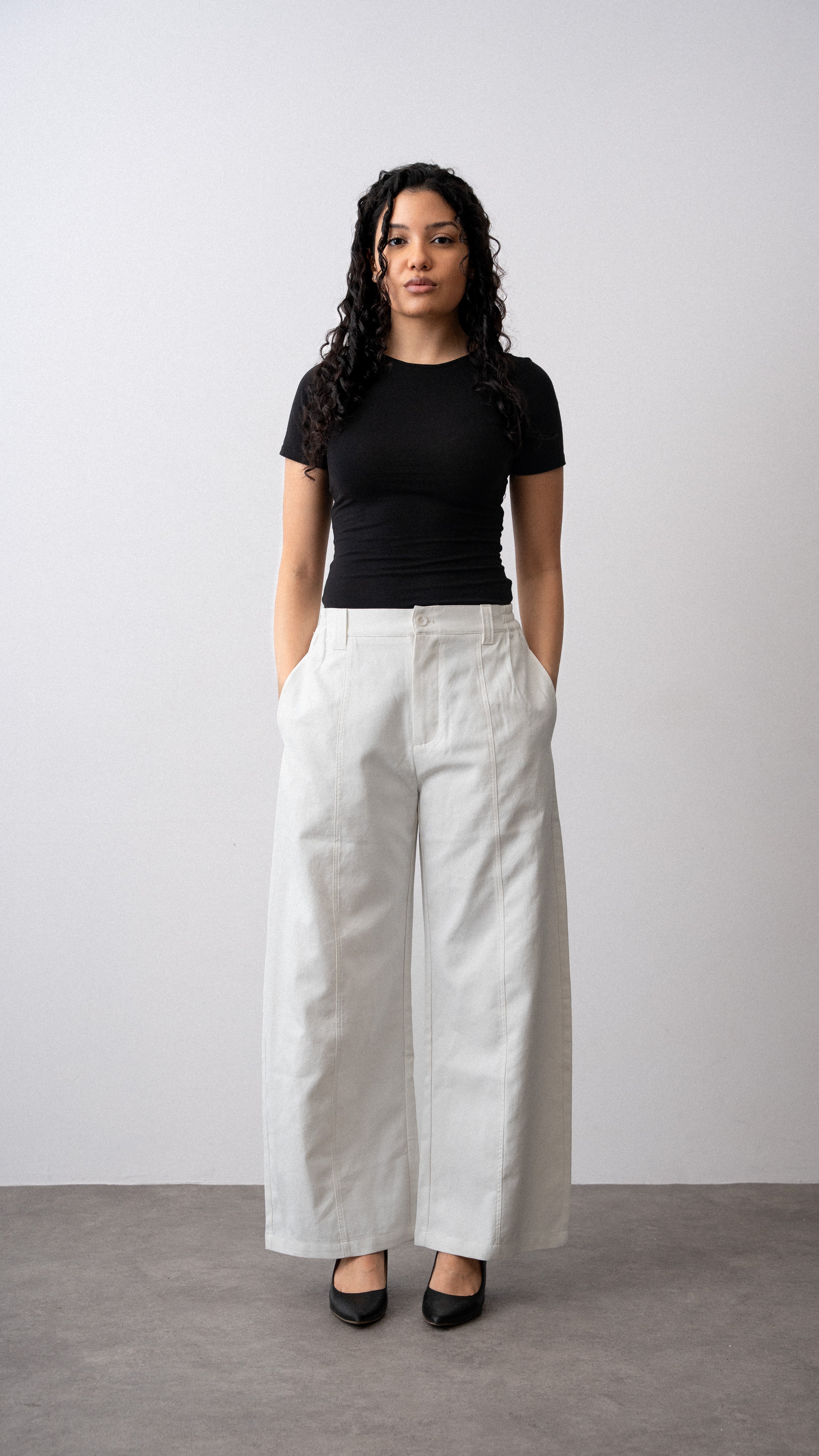 TUSCAN STRAIGHT-LEG TROUSERS